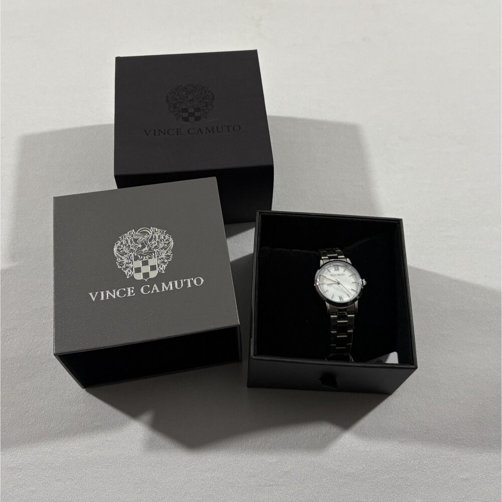 Vince Camuto Women's Silver Ayla Watch Japanese Movement Fashion NEW VCW7180LF